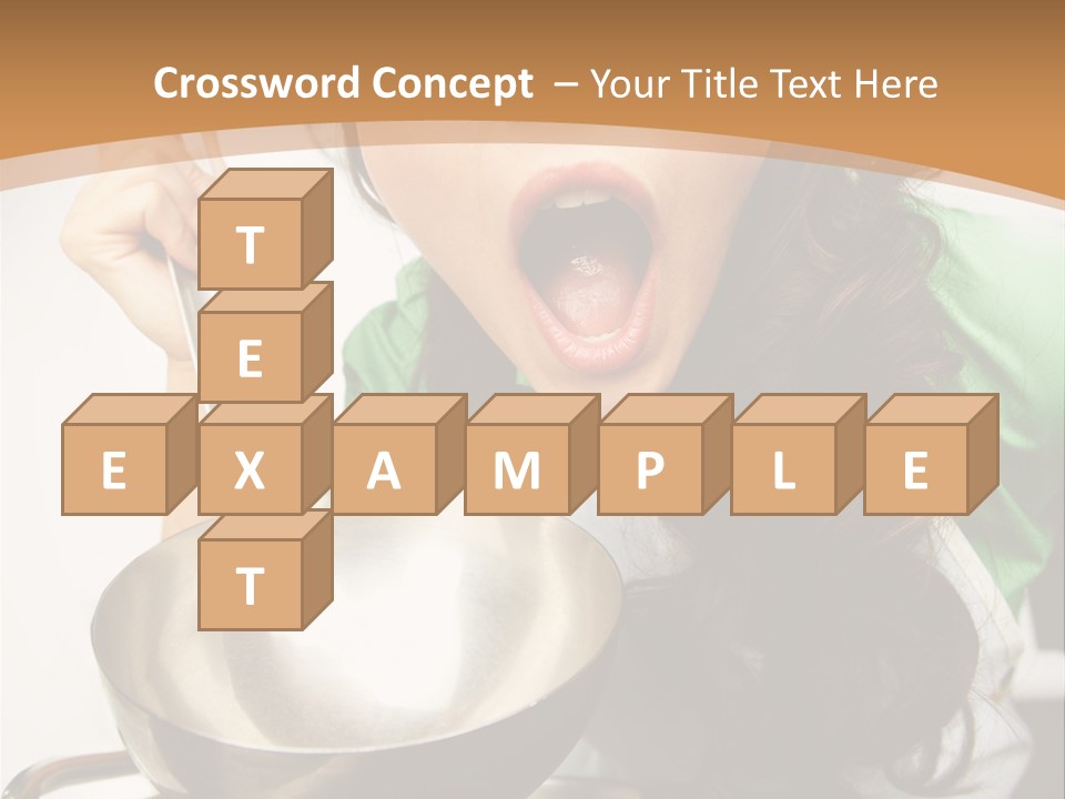 Ladle Woman Chief PowerPoint Template