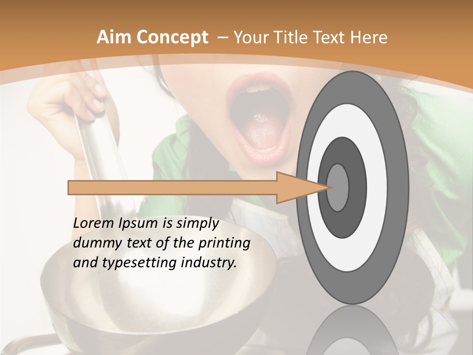 Ladle Woman Chief PowerPoint Template