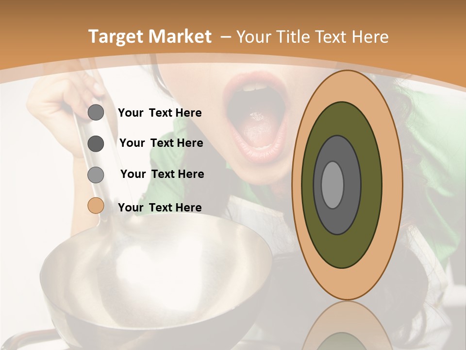 Ladle Woman Chief PowerPoint Template