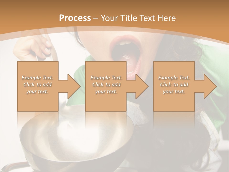 Ladle Woman Chief PowerPoint Template