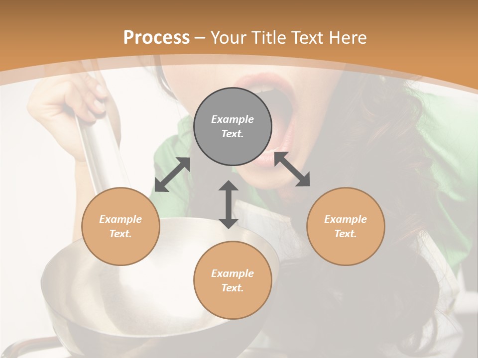 Ladle Woman Chief PowerPoint Template