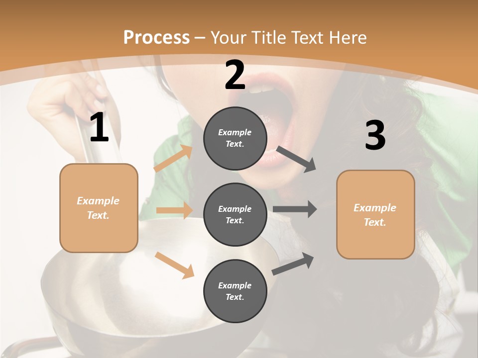 Ladle Woman Chief PowerPoint Template