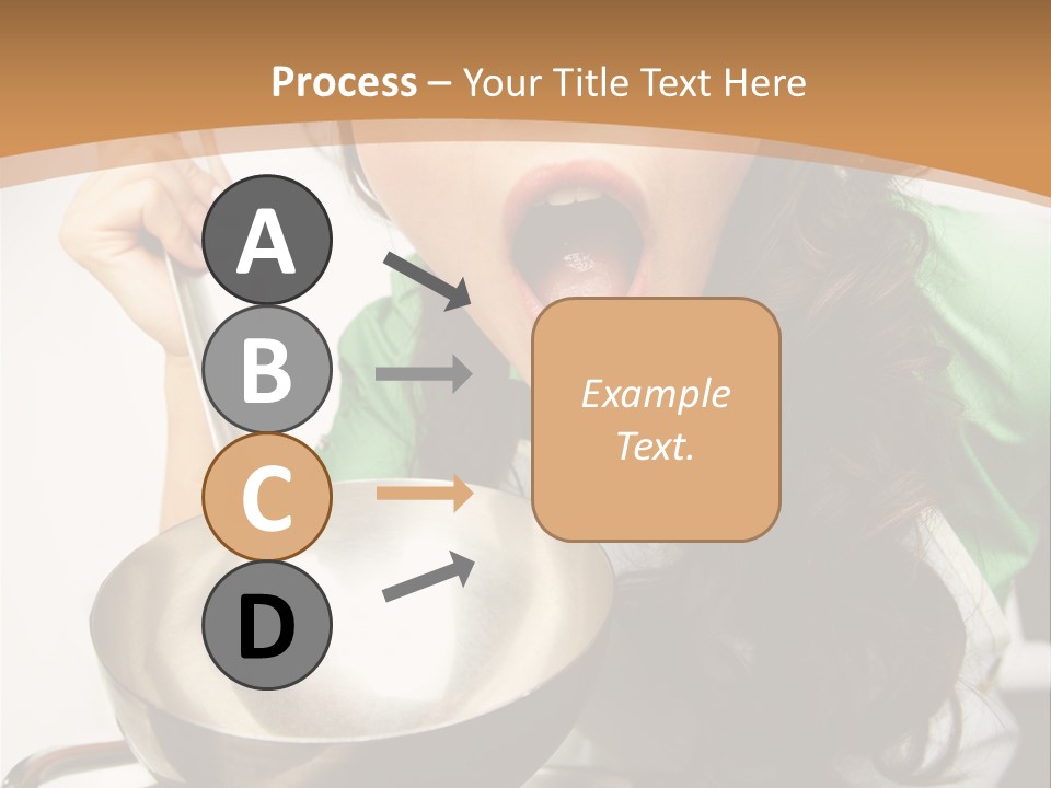 Ladle Woman Chief PowerPoint Template