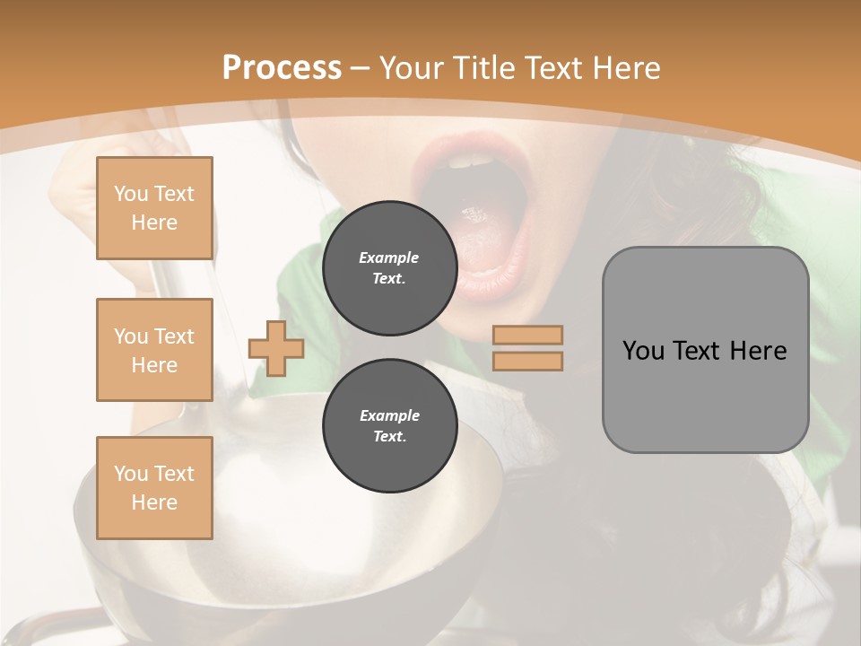 Ladle Woman Chief PowerPoint Template