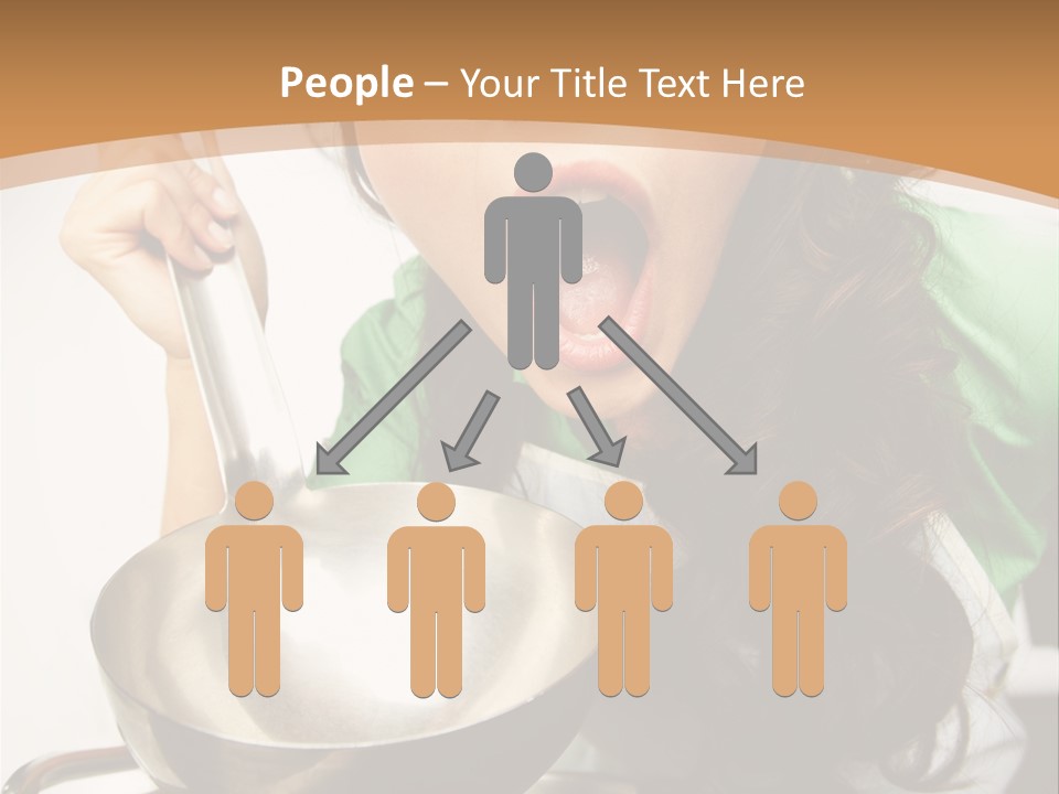 Ladle Woman Chief PowerPoint Template