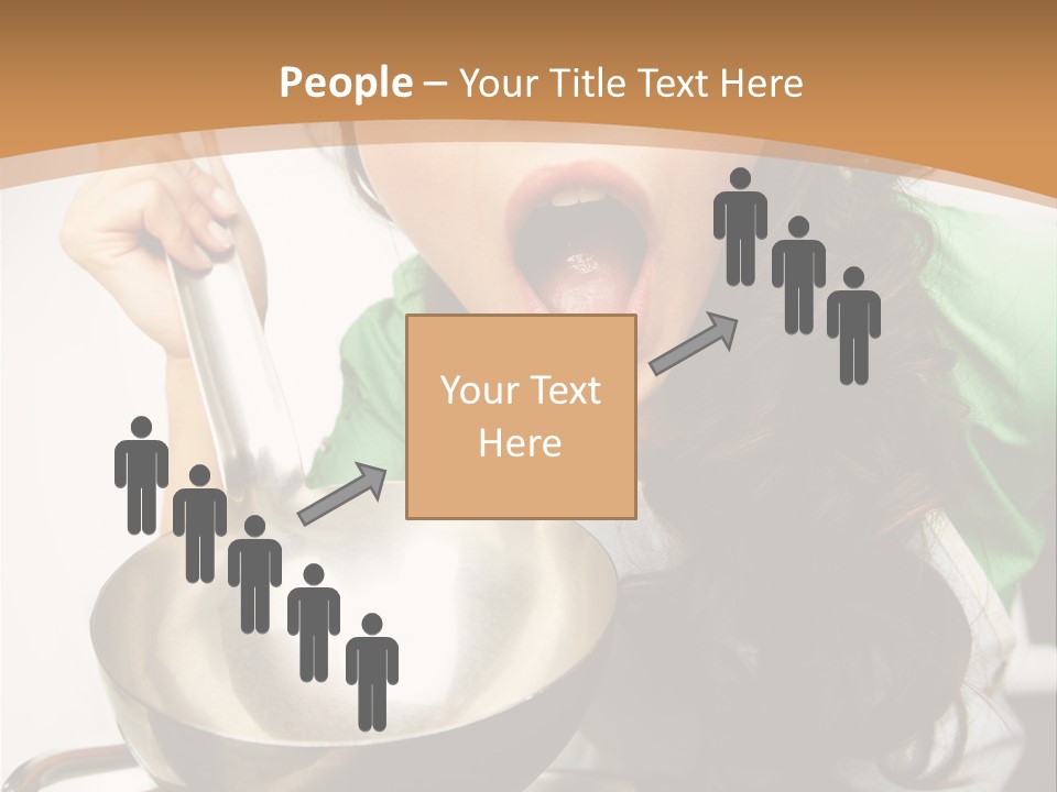 Ladle Woman Chief PowerPoint Template