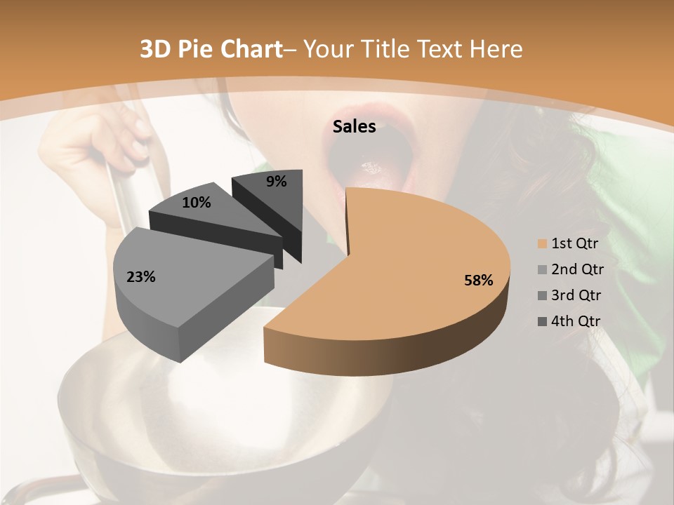 Ladle Woman Chief PowerPoint Template