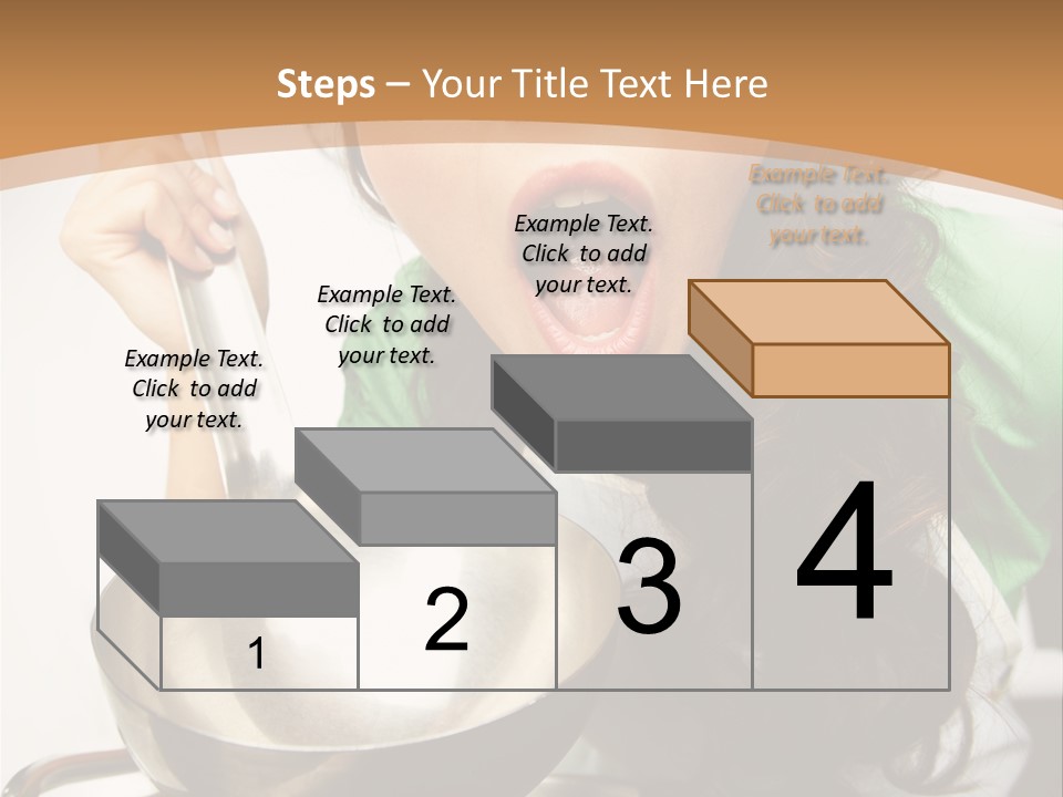Ladle Woman Chief PowerPoint Template