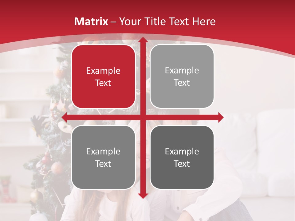 Spruce Young Girls PowerPoint Template