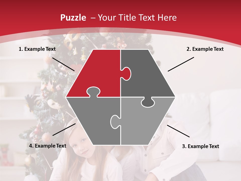 Spruce Young Girls PowerPoint Template