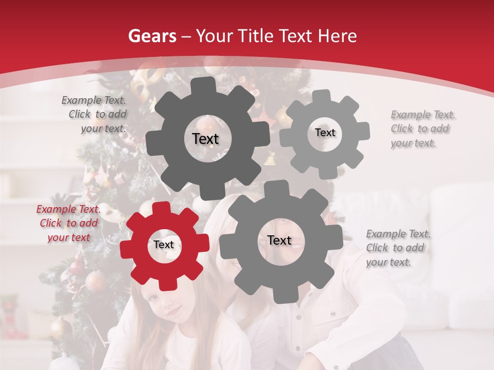 Spruce Young Girls PowerPoint Template