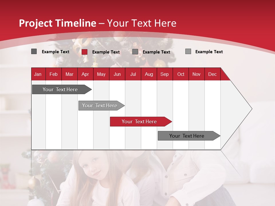 Spruce Young Girls PowerPoint Template