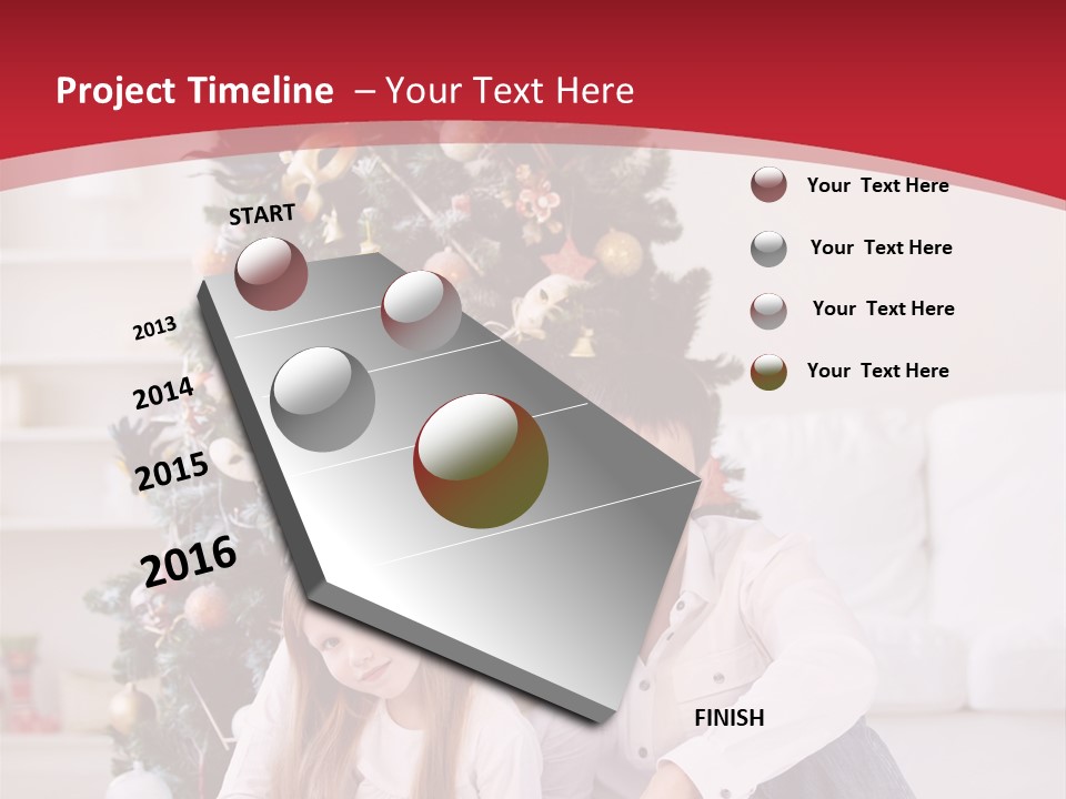 Spruce Young Girls PowerPoint Template