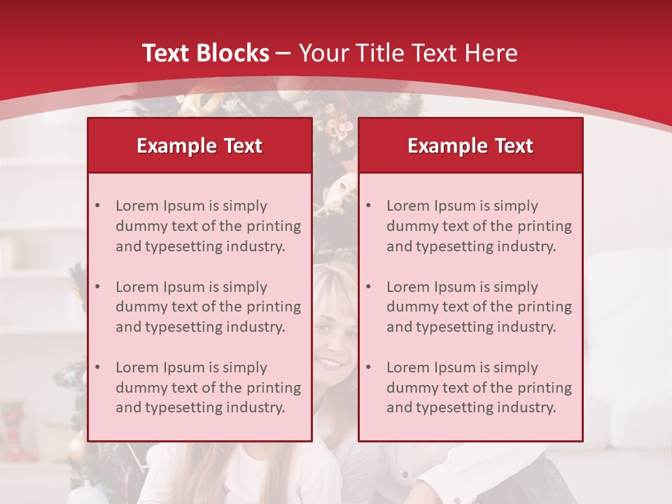 Spruce Young Girls PowerPoint Template