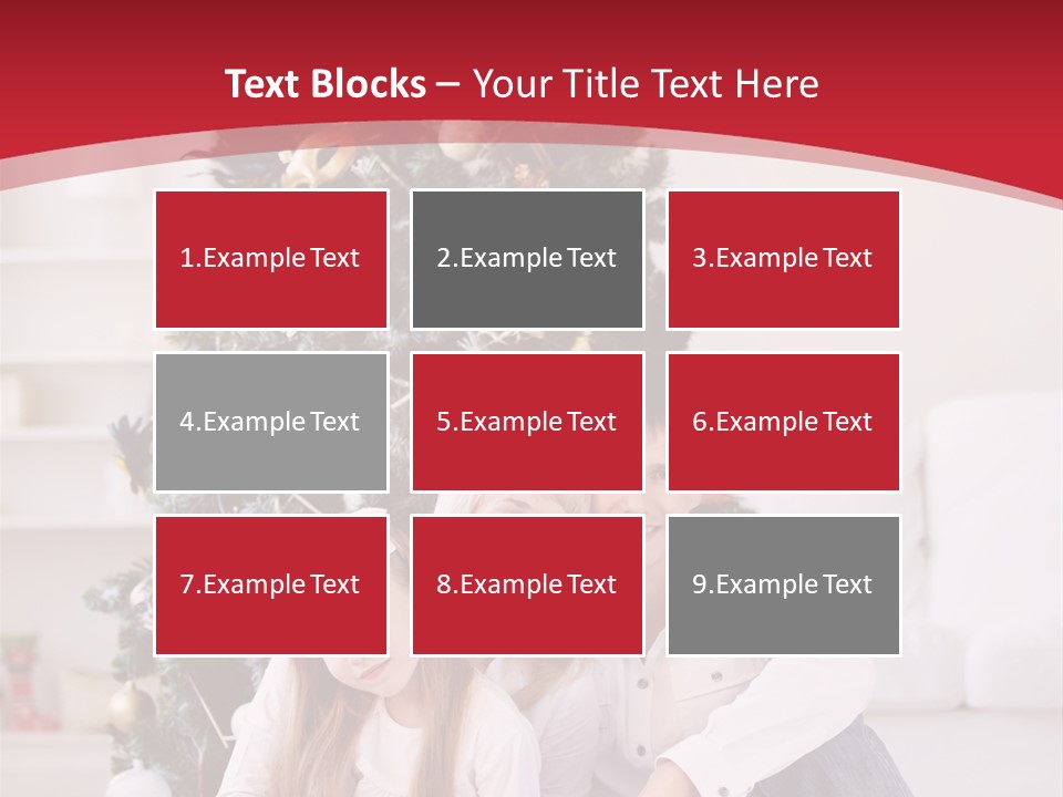 Spruce Young Girls PowerPoint Template