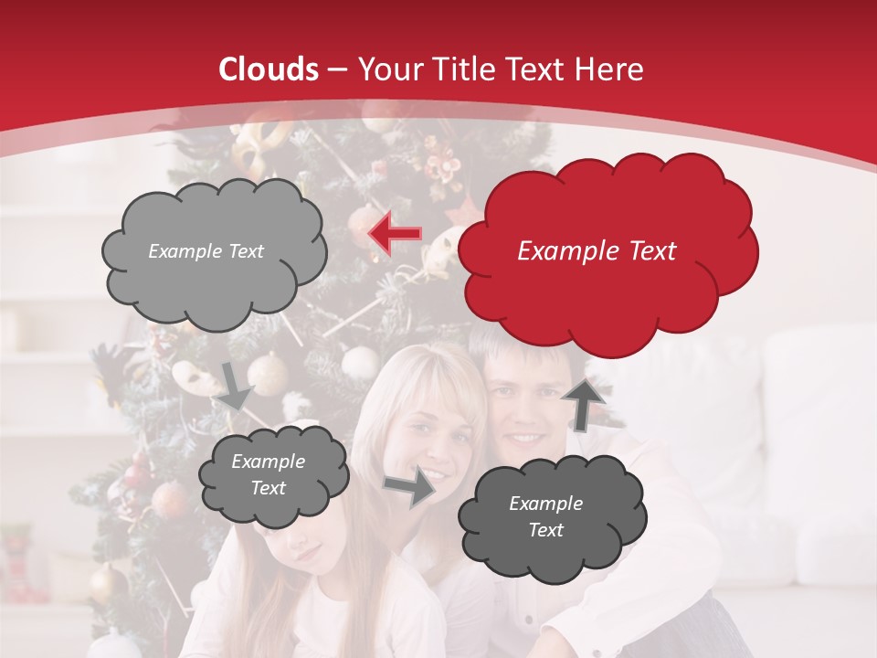 Spruce Young Girls PowerPoint Template