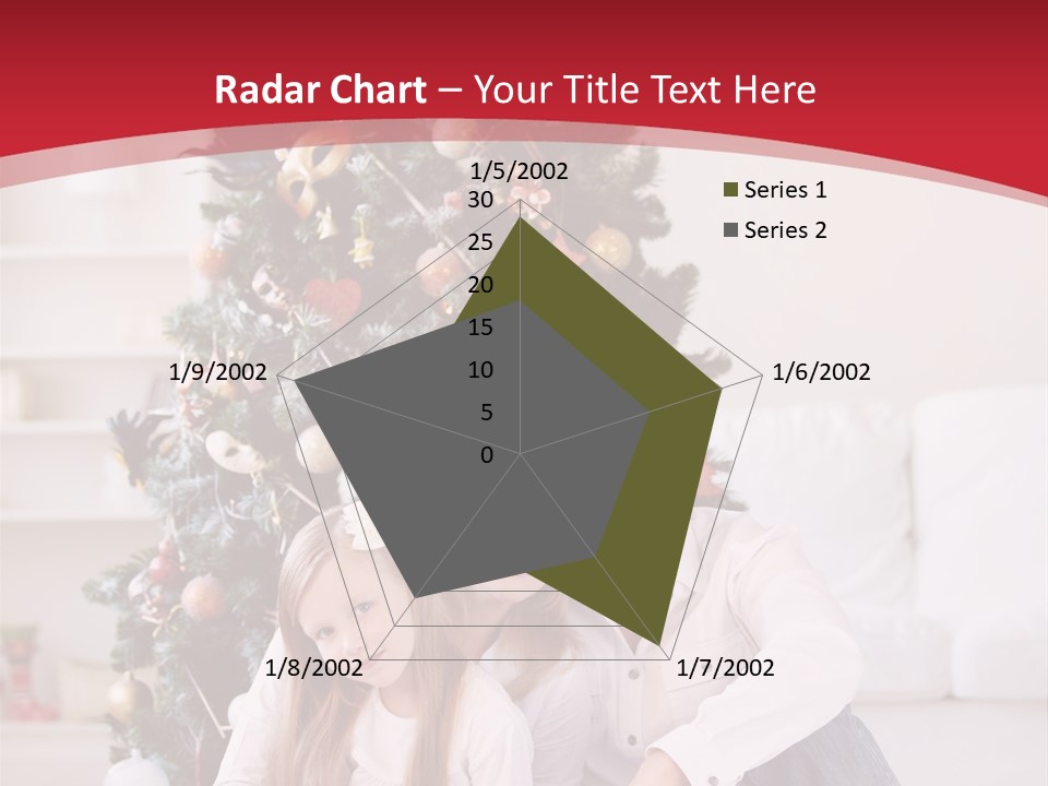 Spruce Young Girls PowerPoint Template