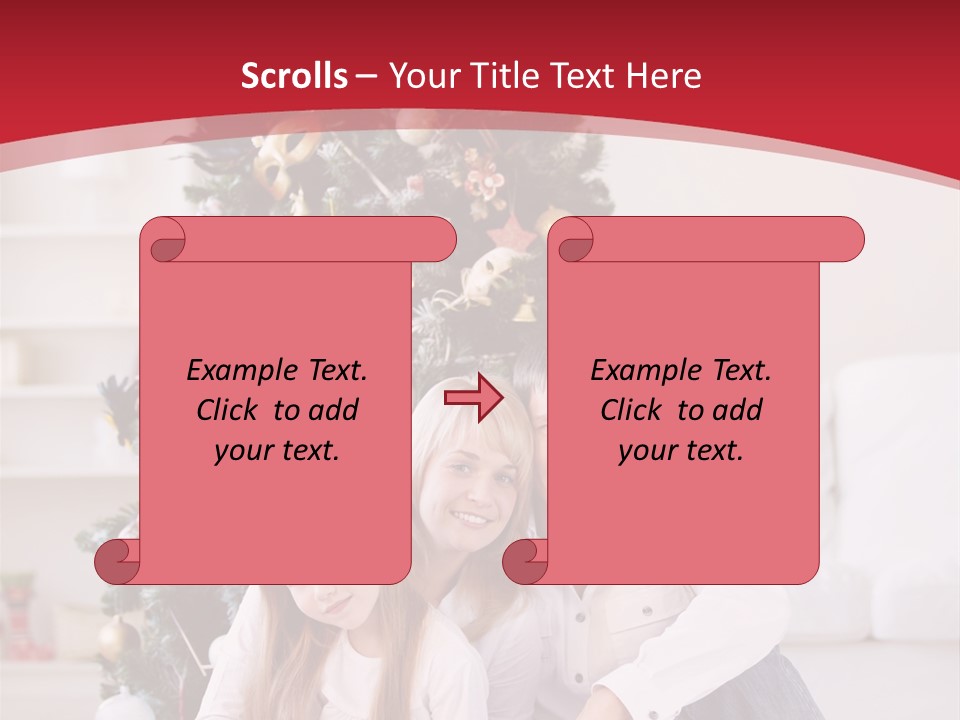 Spruce Young Girls PowerPoint Template