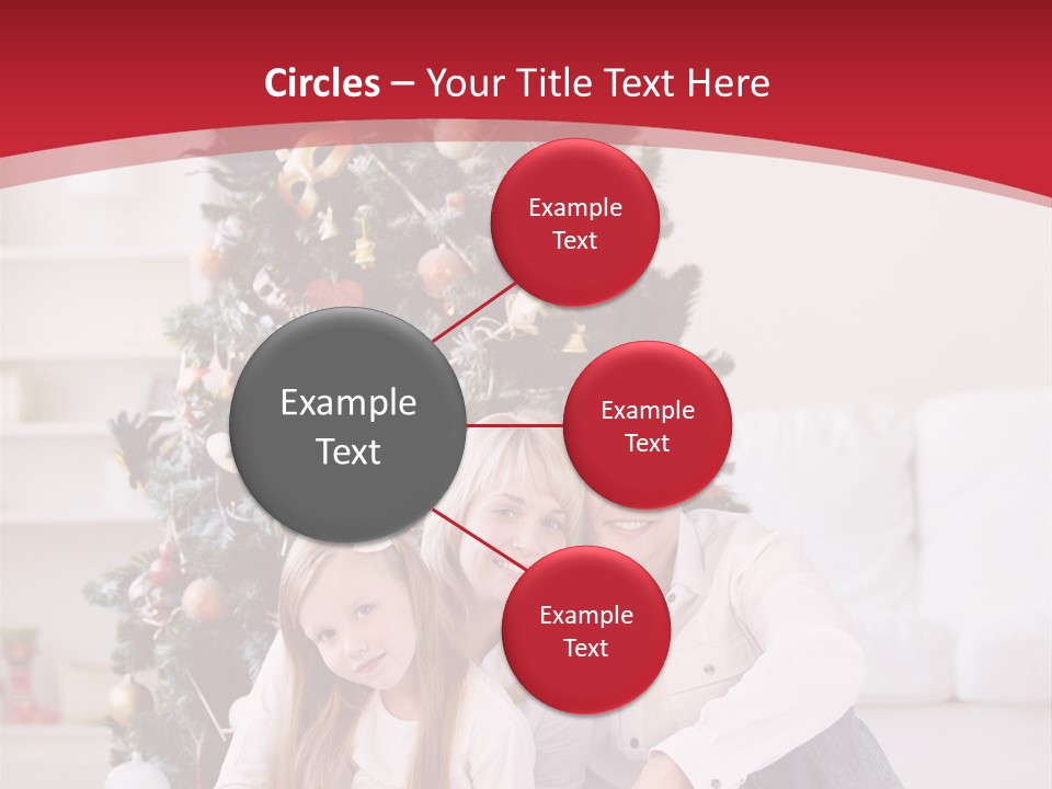 Spruce Young Girls PowerPoint Template