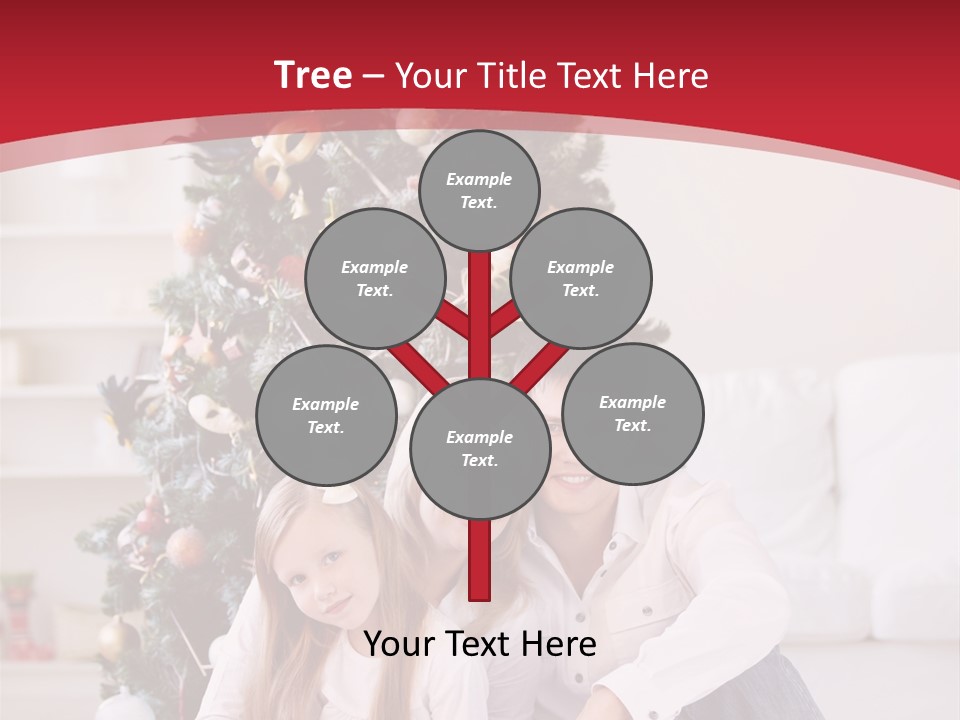 Spruce Young Girls PowerPoint Template