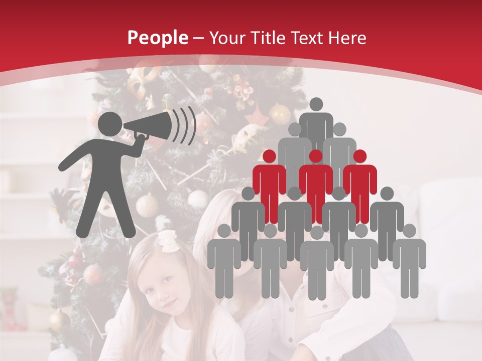 Spruce Young Girls PowerPoint Template