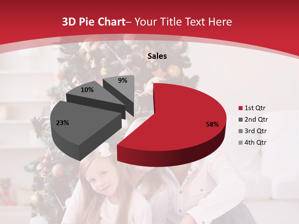 Spruce Young Girls PowerPoint Template