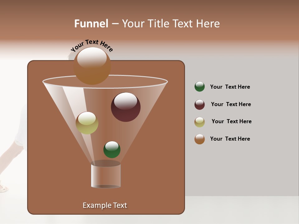 Commercial Advertising Businesswoman PowerPoint Template