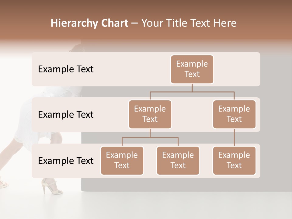 Commercial Advertising Businesswoman PowerPoint Template