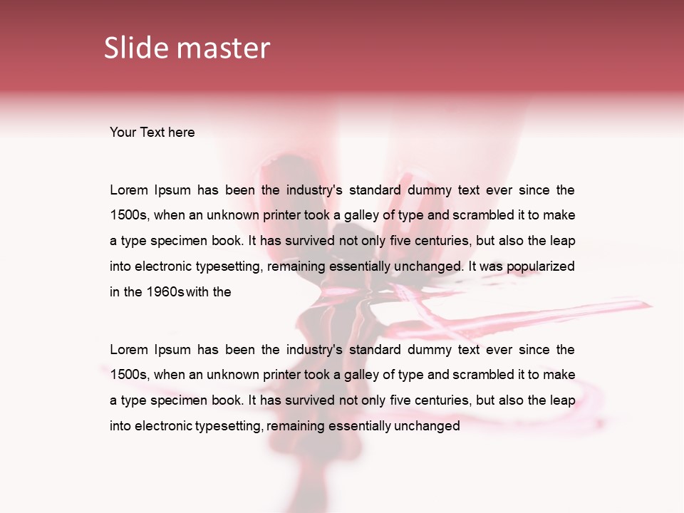 Salon Drip Makeup PowerPoint Template