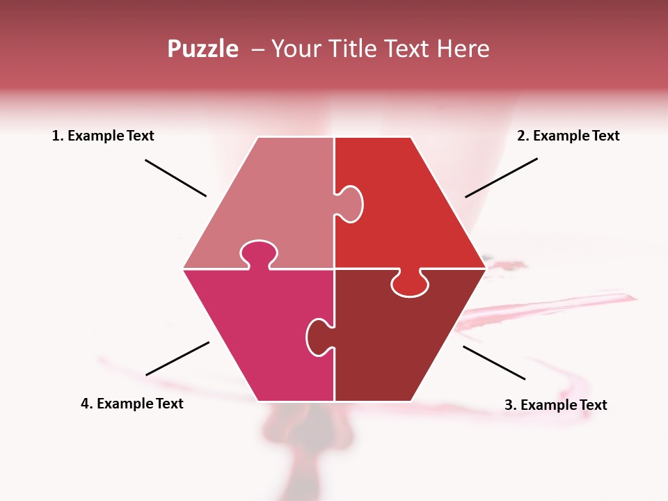 Salon Drip Makeup PowerPoint Template