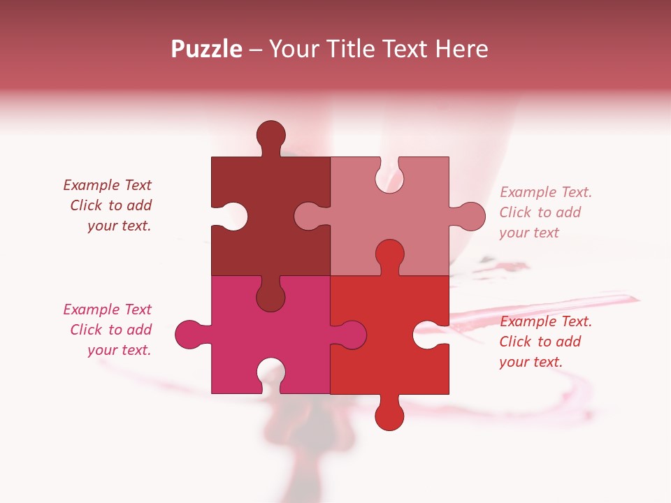 Salon Drip Makeup PowerPoint Template