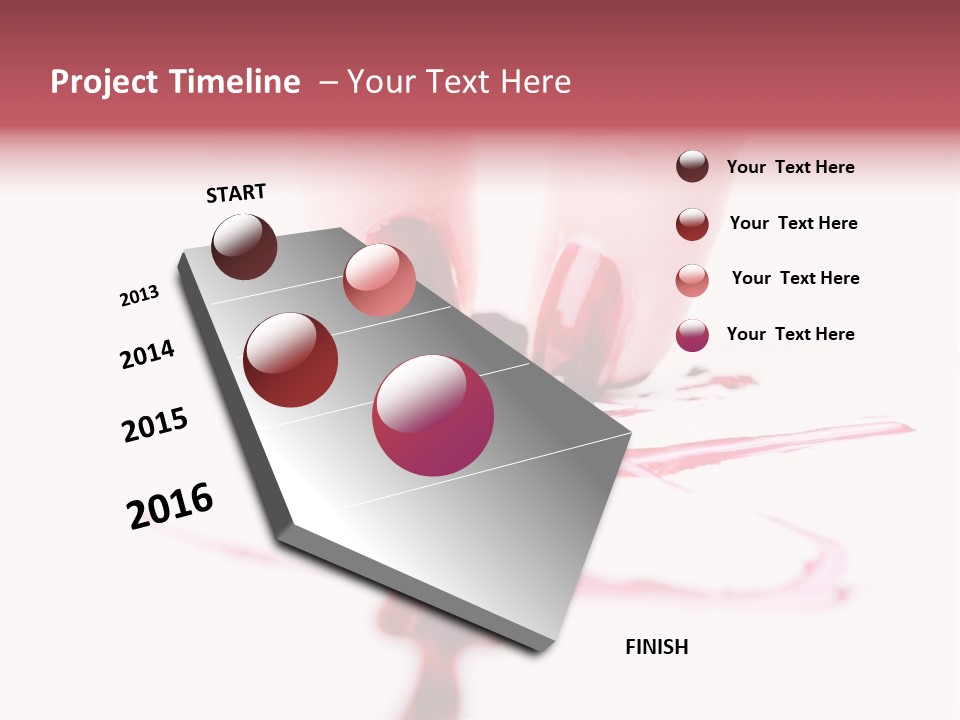 Salon Drip Makeup PowerPoint Template