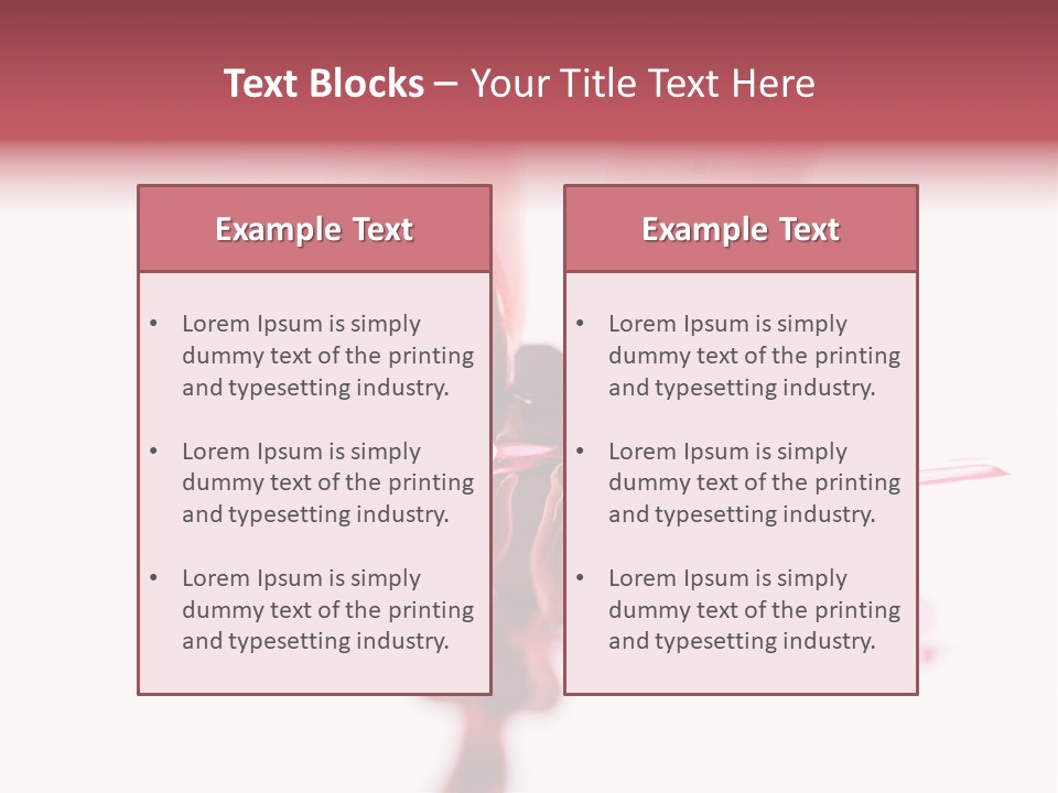 Salon Drip Makeup PowerPoint Template