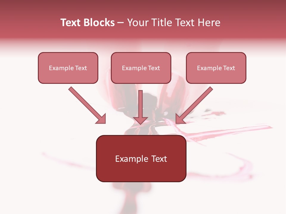Salon Drip Makeup PowerPoint Template