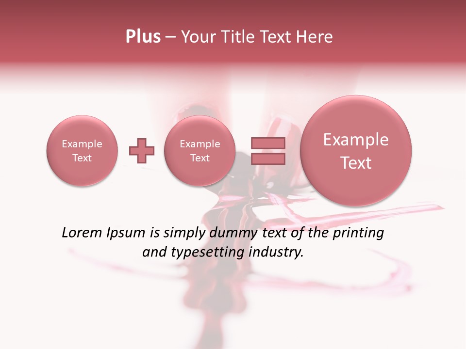 Salon Drip Makeup PowerPoint Template