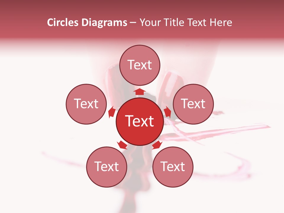 Salon Drip Makeup PowerPoint Template