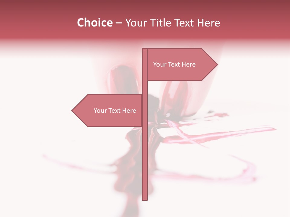 Salon Drip Makeup PowerPoint Template