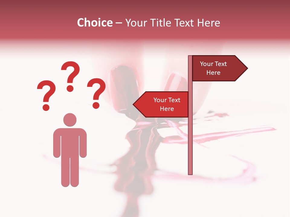 Salon Drip Makeup PowerPoint Template