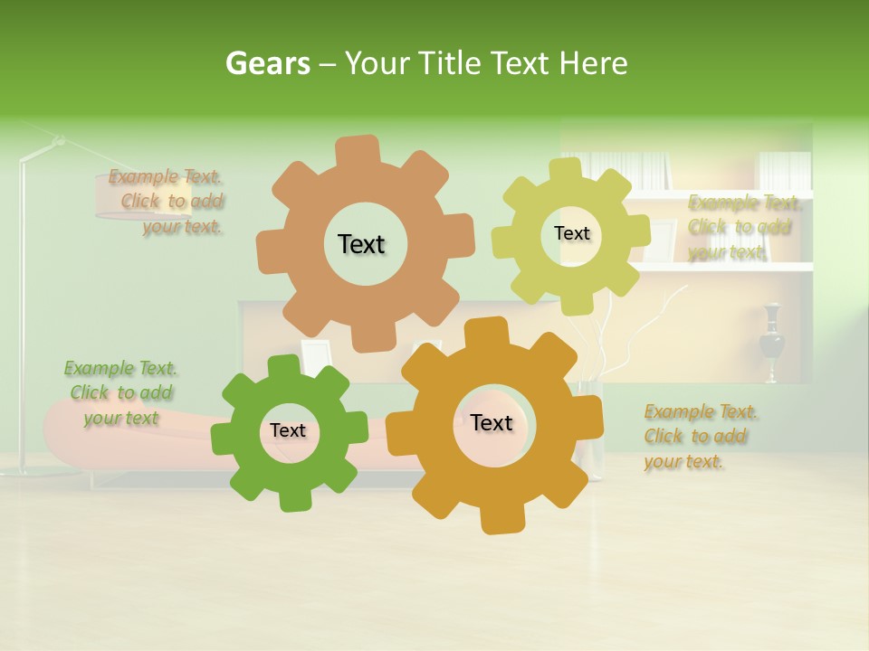 Life Tyle Ofa De Ign PowerPoint Template