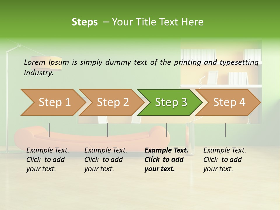 Life Tyle Ofa De Ign PowerPoint Template