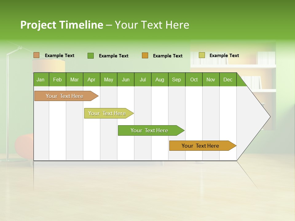 Life Tyle Ofa De Ign PowerPoint Template