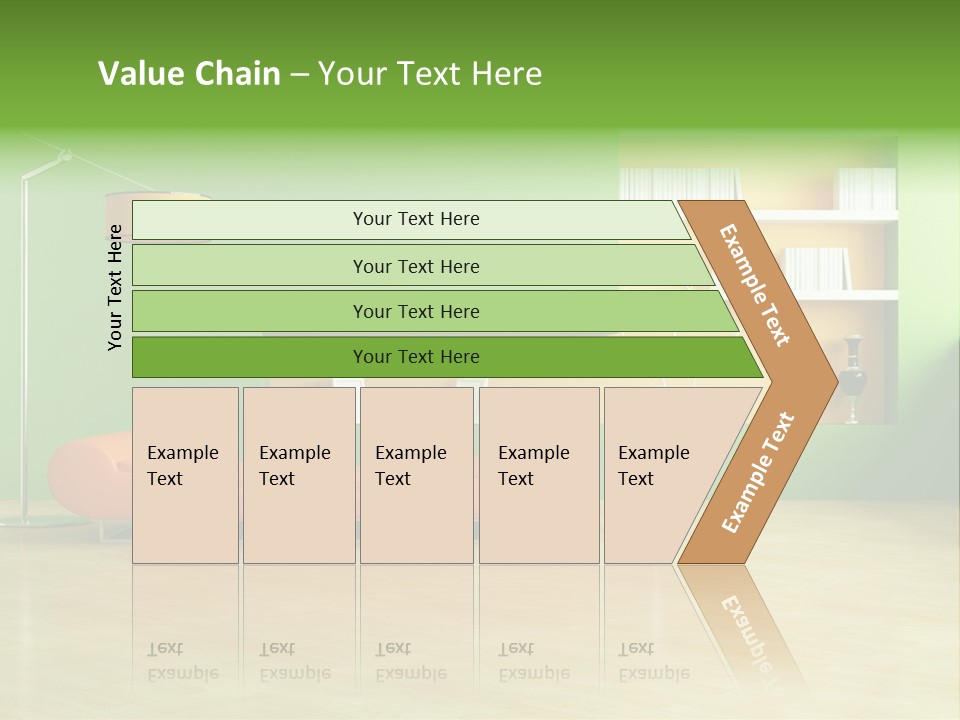 Life Tyle Ofa De Ign PowerPoint Template