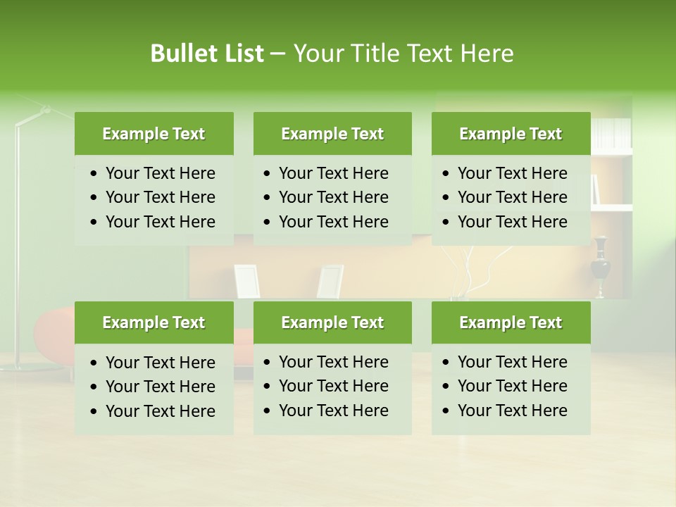 Life Tyle Ofa De Ign PowerPoint Template