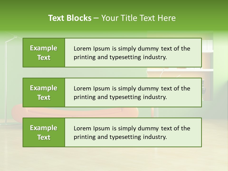 Life Tyle Ofa De Ign PowerPoint Template