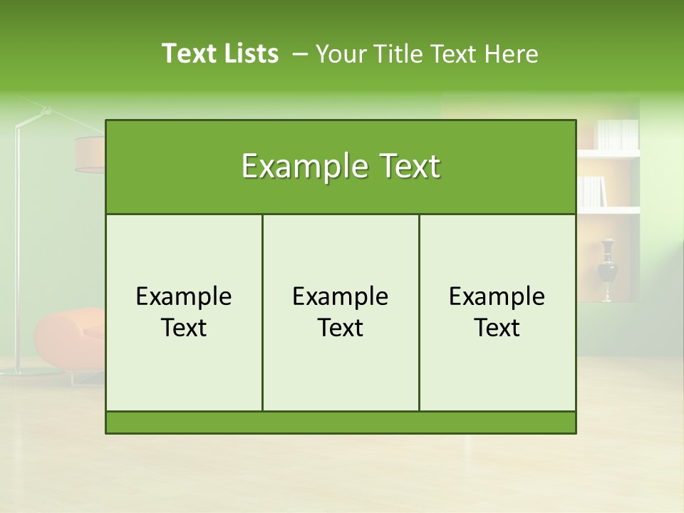 Life Tyle Ofa De Ign PowerPoint Template