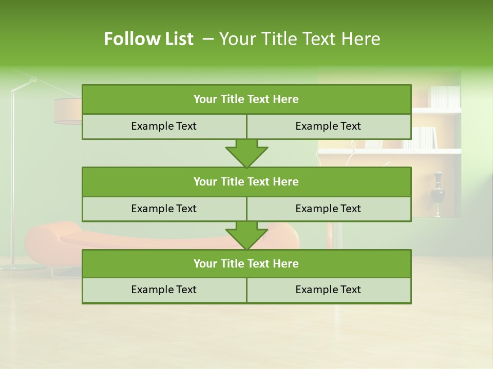 Life Tyle Ofa De Ign PowerPoint Template