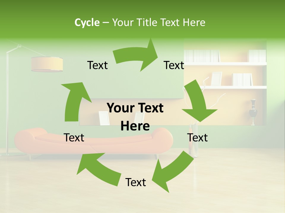 Life Tyle Ofa De Ign PowerPoint Template