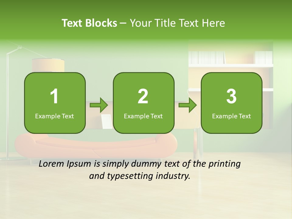 Life Tyle Ofa De Ign PowerPoint Template