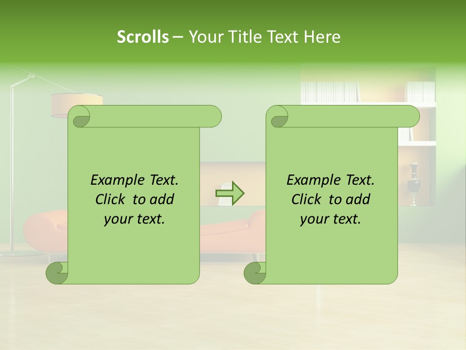 Life Tyle Ofa De Ign PowerPoint Template