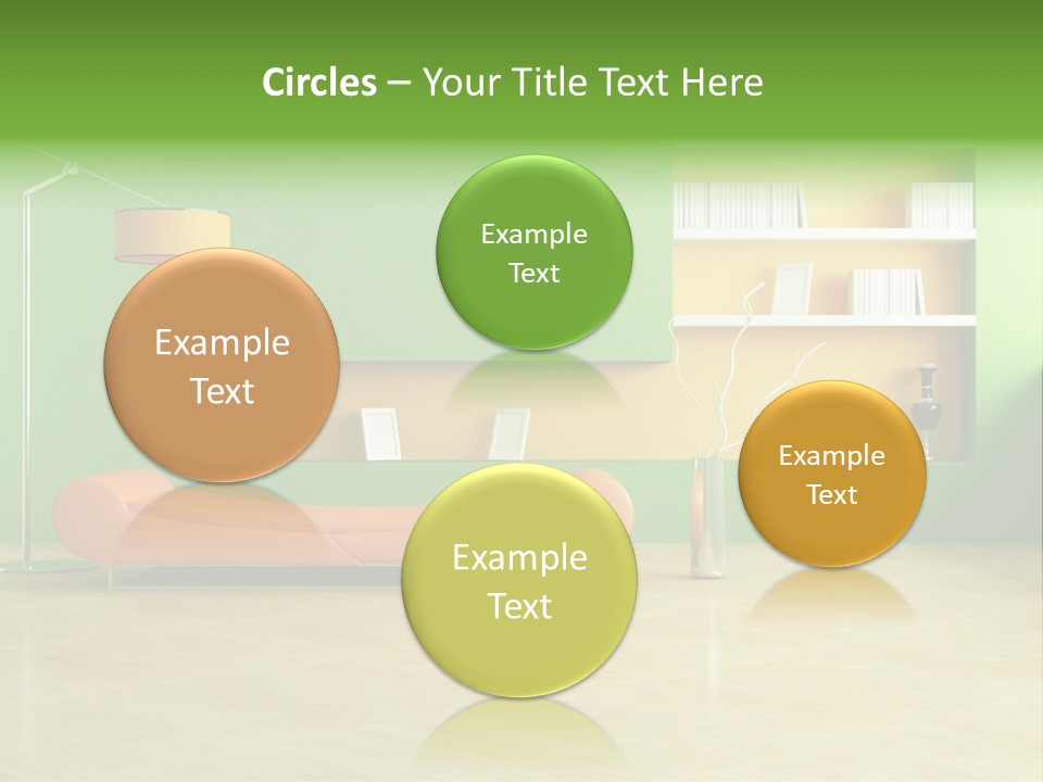Life Tyle Ofa De Ign PowerPoint Template